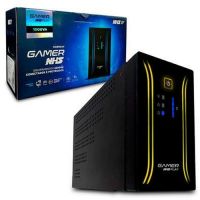 Nobreak 1000va NHS Senoidal Gamer Play c/ 2 Bat. Selada 7Ah c/ USB e Proteo Ethernet