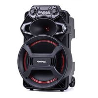 Caixa de Som AMVOX ACA 550 Strongo II Bluetooth c/ USB/FM/P2/P10 550w Preto
