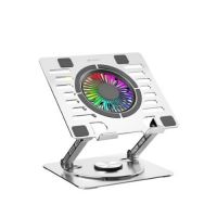 Base Notebook C3 Tech NBC-1000SI c/ Suporte Ajustvel At 17.3 c/ Led RGB