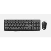 Kit Teclado e Mouse Sem Fio Lecoo KW211 Preto