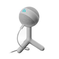 Microfone de Mesa Gamer Yeti Orb Branco Logitech