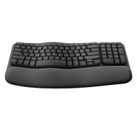 Teclado USB Sem Fio/Bluetooth Logitech Wave Keys Preto