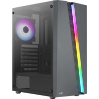 Gabinete Atx Aerocool Blade V1 Preto c/ Lateral em Vidro Temperado em 4 Cores