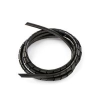 Organizador de Cabos Tubo Espiral 12.7mm 2m Frontec Preto