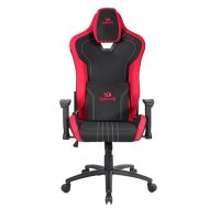 Cadeira Redragon Gamer Heth c/ Reg. Lateral Giratria Preta/Vermelha