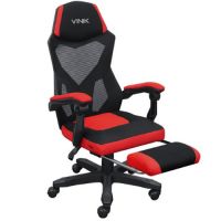 Cadeira Vinik Gamer Rocket c/ Reg. Altura Preta/Vermelha