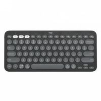 Teclado USB Logitech Pebble Keys 2 K380S Bluetooth Preto