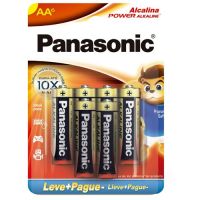 Pilhas Alcalinas Premium Panasonic 6AA