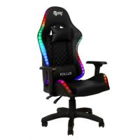 Cadeira Elg Gamer c/ Reg. Altura Preta RGB