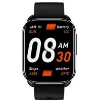 Relgio Smartwatch Qcy GS S6 Preto Preto (IPX8)
