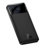 Bateria Portátil USB Power Bank 10000Mah 20w Bipow Digital Preta Baseus