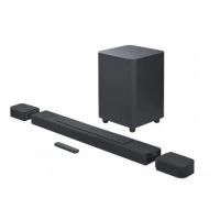 Soundbar JBL Bar 1000 7.1.4 Canais c/ Subwoofer, Bluetooth, USB 150W + 2X 35w (Barra) Preta
