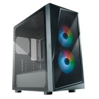 Gabinete M-Atx Coolermaster CMP 320 c/ Lateral em Vidro Temperado e 2 Cooler Argb