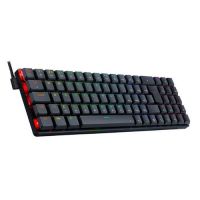 Teclado USB Redragon Gamer Mecnico Ashe Preto(Switch Azul) c/ Led RGB