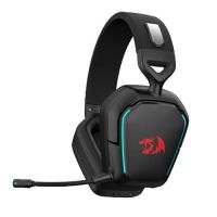 Headset Redragon Gamer Bluetooth Mira Preto c/ Microfone e Led RGB