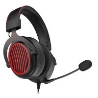 Headset Redragon Luna Preto/Vermelho (P2 c/ Adapt USB x 2 P2)