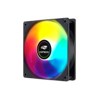 Cooler Fan 120x120x25 12v Preto c/ Led RGB C3 Tech