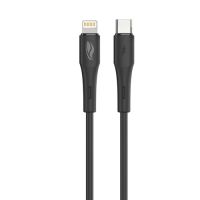 Cabo USB-C para Iphone Lightning C3 Tech 1.0m Preto