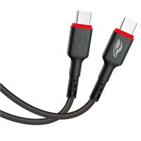 Cabo USB-C Macho x USB-C 1.0m Preto C3 Tech