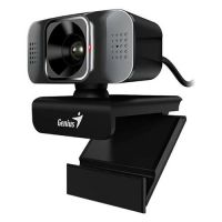 Webcam Genius Facecam Quiet 1080p c/ Microfone Preta (USB)
