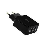 Carregador USB Oex Preto c/ 2 USB 3.4A s/ Cabo