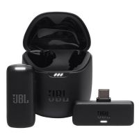 Microfone Lapela s/ Fio Preto JBL Quantum Stream Wireless (USB-C)