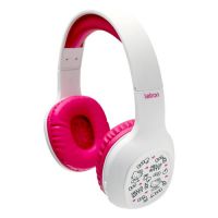 Headphone Letron Bluetooth Hello Kitty SW-B69 Branco/Rosa
