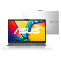 Notebook Asus E1504GA-NJ434W Prata (I3-N305, 8Gb, SSD 256Gb, Tela 15.6