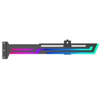 Suporte p/ Placa de Video Redragon Preto c/ Led RGB