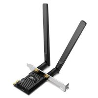 Placa Rede Pci-E Wireless Wifi 6 + Bluetooth 5.2 Ax 1800 Tp-Link c/ 2 Ant. Dest. (Adapt. Perfil Baixo)