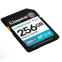 Carto de Memria SD-SDXC 256Gb Kignston Canvas Gol Plus Classe 10