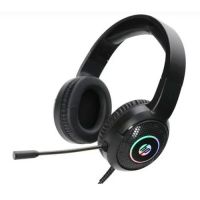 Headphone Hp DHE-8010U 7.1 Preto c/ Microfone c/ Led (USB)