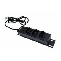 Filtro de Linha 3 Tomadas Bivolt Ts Shara Preto c/ DPS
