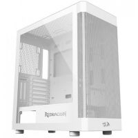 Gabinete Atx Redragon Gamer Aeroglass Branco c/ Lateral em Vidro Temperado
