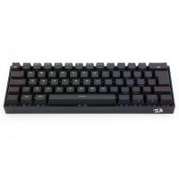 Teclad USB Sem Fio Gamer Mecnico Redragon Draconic Pro Preto (Switch Marrom) c/ Led RGB