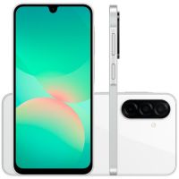 Telefone Celular Smartphone Samsung Galaxy A26 5G Dual Chip 256Gb Branco Tela 6.7