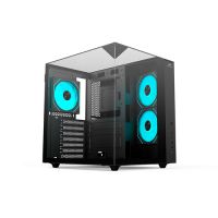 Gabinete Atx C3 Tech Gamer MT-G950BK Aquarius Preto c/ Lateral/Superior e Frente em Vidro Temperado