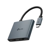 Hub USB-C 1x USB-C + 1x USB 3.0 + 1x HDMI Preto Tp-Link