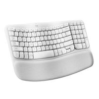 Teclado USB Sem Fio/ Bluetooth Logitech Wave Keys Branco