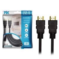 Cabo HDMI x HDMI 10m Ultra HD 4k Pix