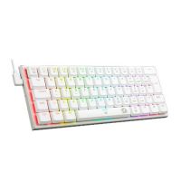 Teclado USB Redragon Gamer Mecnico Anivia Branco (Switch Azul) c/ Led RGB