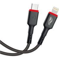 Cabo USB-C para Iphone Lightning C3 Tech 1.0mt Preto