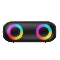 Caixa de Som Dapon Bluetooth 8w RMS Preta c/ Led RGB