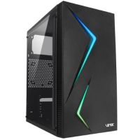 Gabinete Atx Vinik Twin Edge Preto c/ Lateral em Acrilico