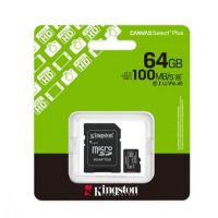 Carto de Memria Micro-SDXC 64Gb c/ Adapt. p/ SD Card Kingston Classe 10