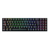 Teclado USB Redragon Gamer Mecnico Zed Pro RGB Preto (Switch Marrom) c/ Led RGB