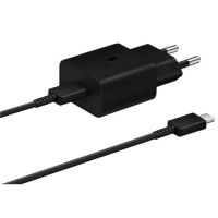 Carregador USB Samsung Preto Turbo 5V 2A 15w c/ Cabo USB-C