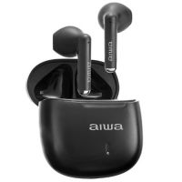 Fone de Ouvido Earbuds Tws Bluetooth s/ Fio c/ Microfone Preto Aiwa