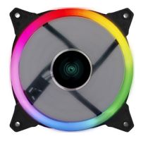 Cooler Fan 120x120x25 12V V.Ring 5.0 Preto c/ Led RGB Vinik